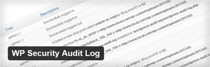 Plugin: WP Security Audit Log - Neolo Blog
